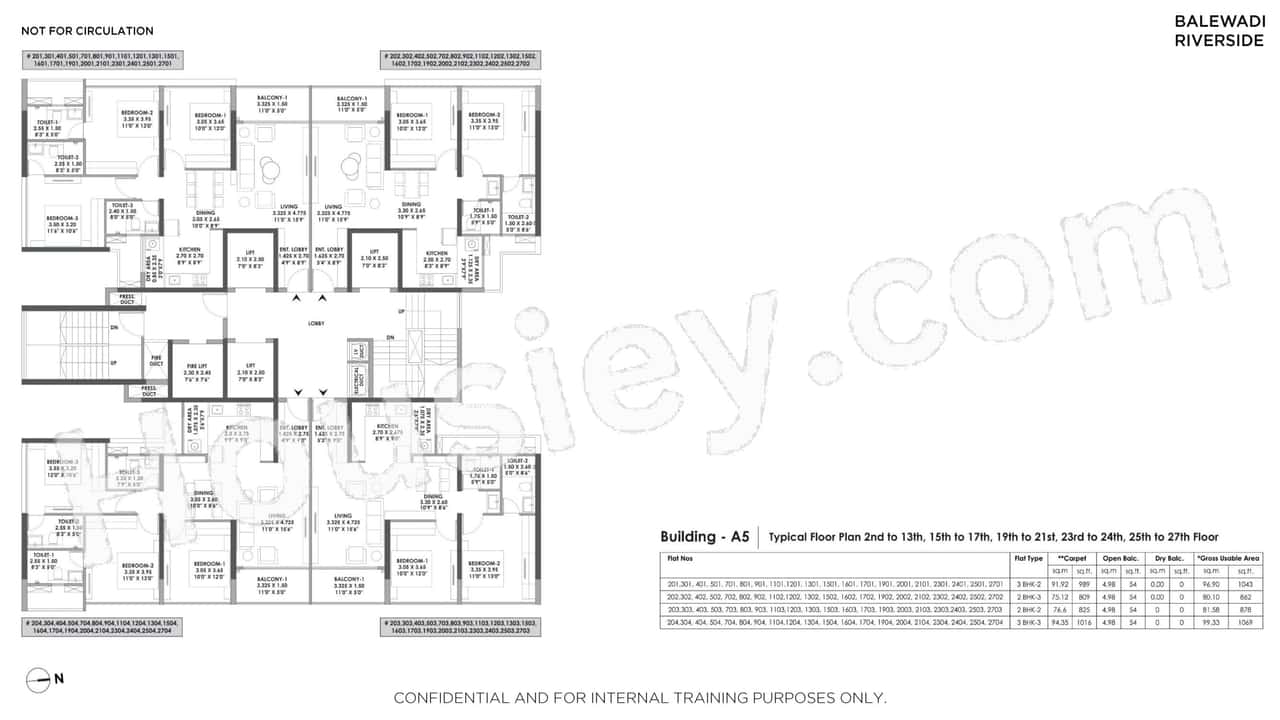 Mantra Balewadi Floor plan 5