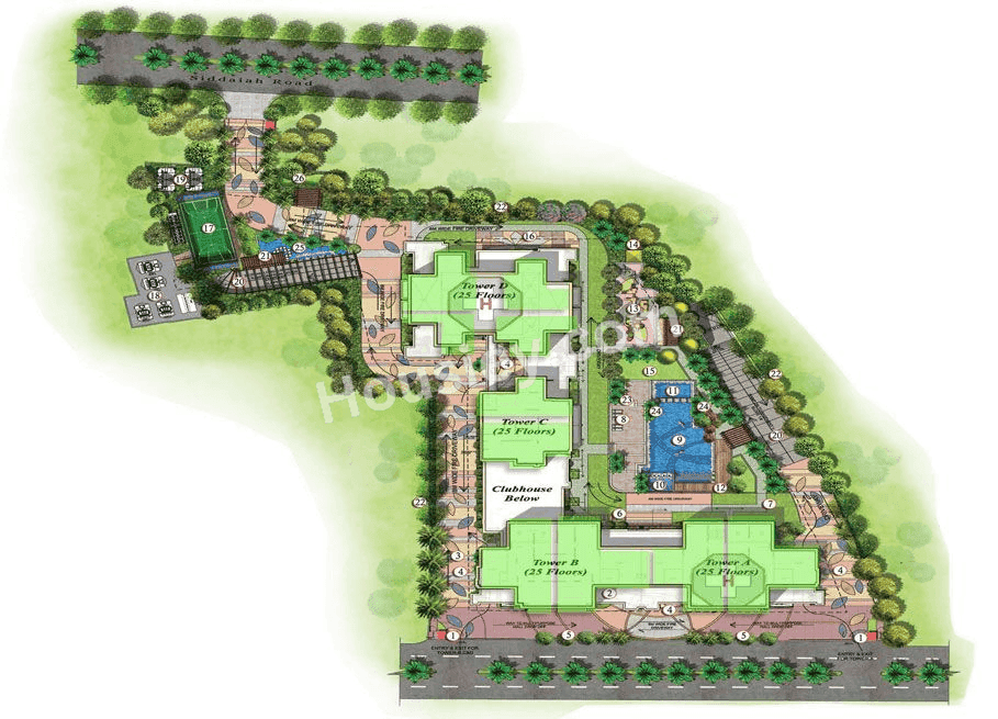 Mantri Blossom Floor plan 1