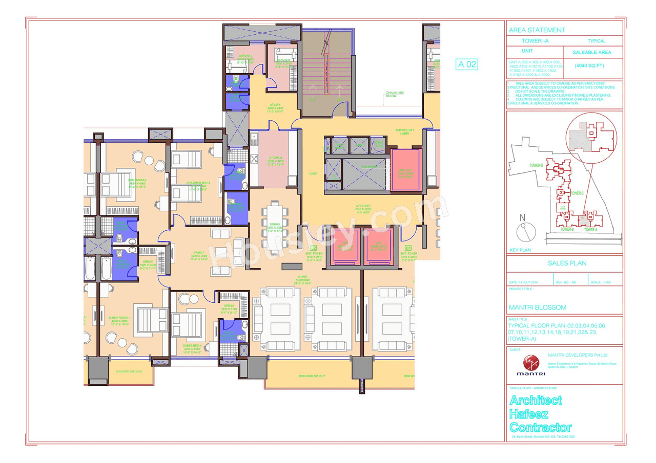 Mantri Blossom Floor plan 2