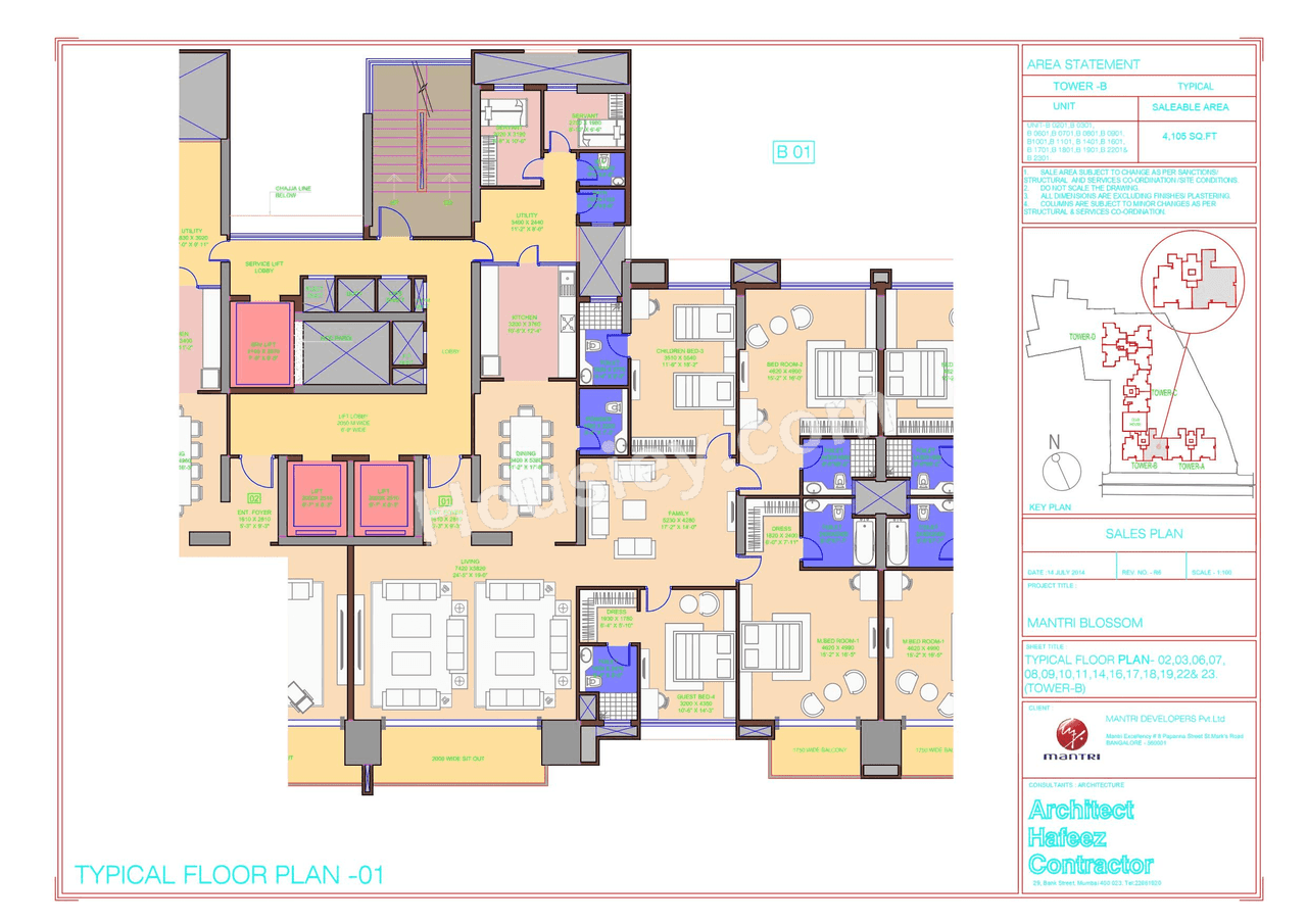 Mantri Blossom Floor plan 3