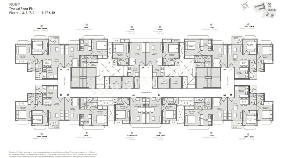 Marathon Nextown Floor plan 3