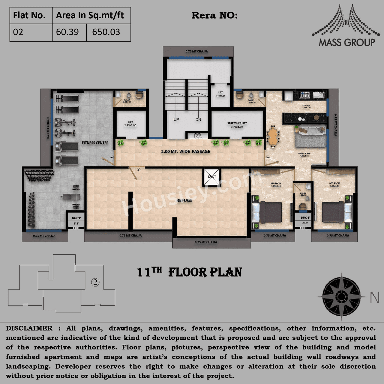 Mass Eminence Floor plan 4