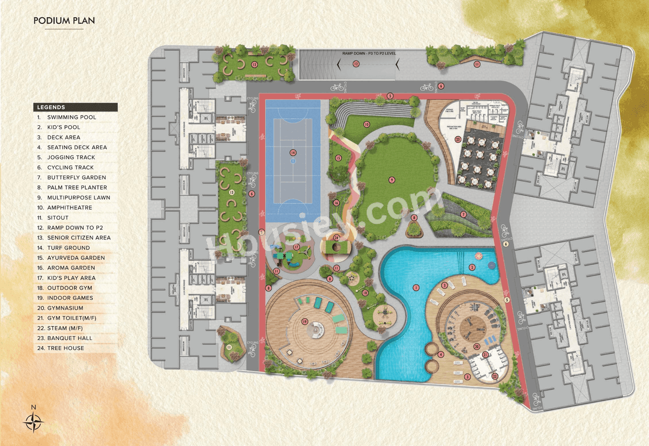 Maximus Residency Floor plan 2