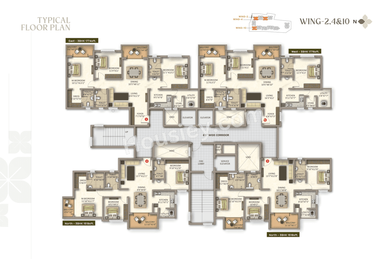 MEDA East Winds Floor plan 1