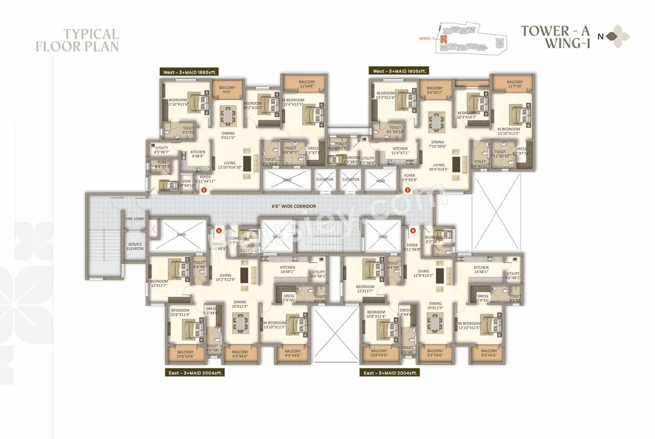 MEDA East Winds Floor plan 2