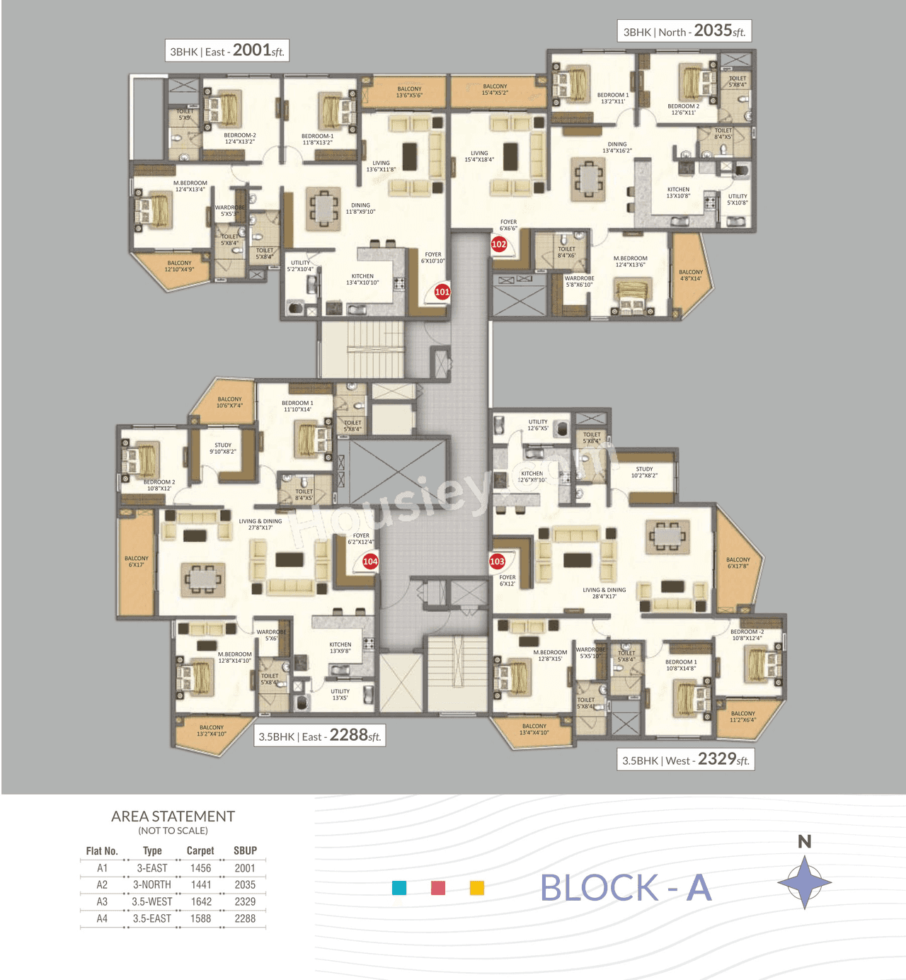 MEDA Water Edge Floor plan 1