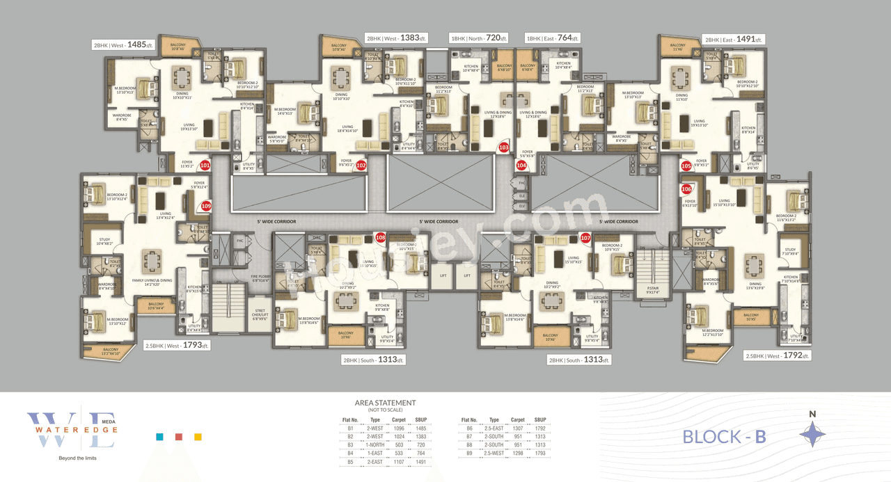 MEDA Water Edge Floor plan 2