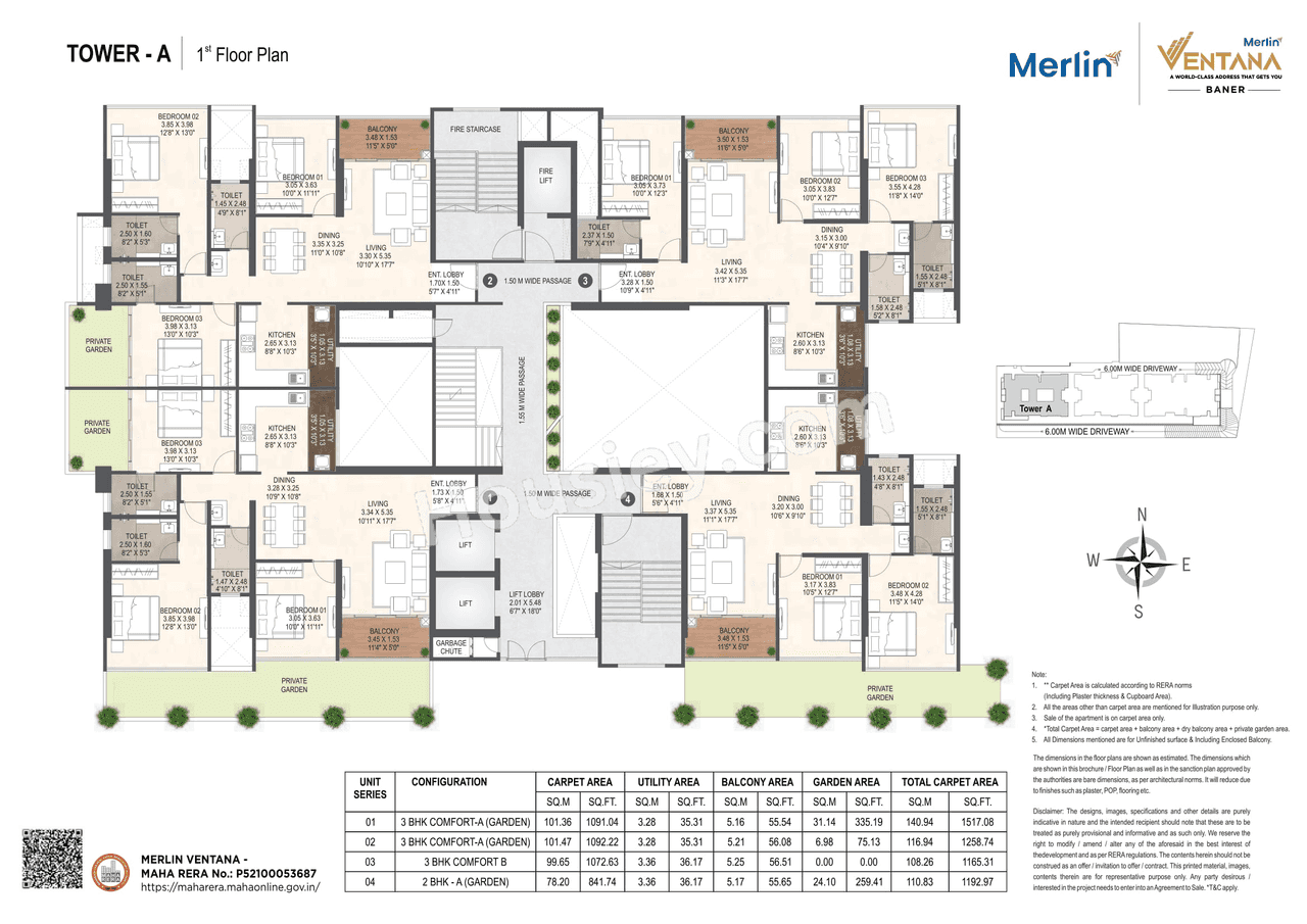 Merlin Ventana Floor plan 3