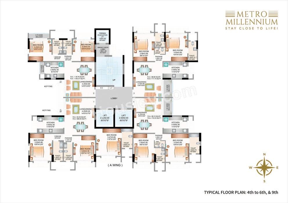 Metro Millenium Floor plan 2