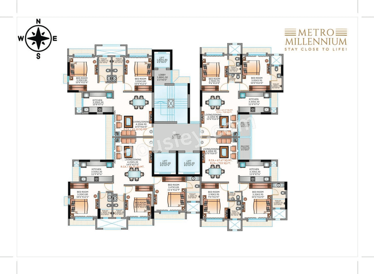 Metro Millenium Floor plan 4