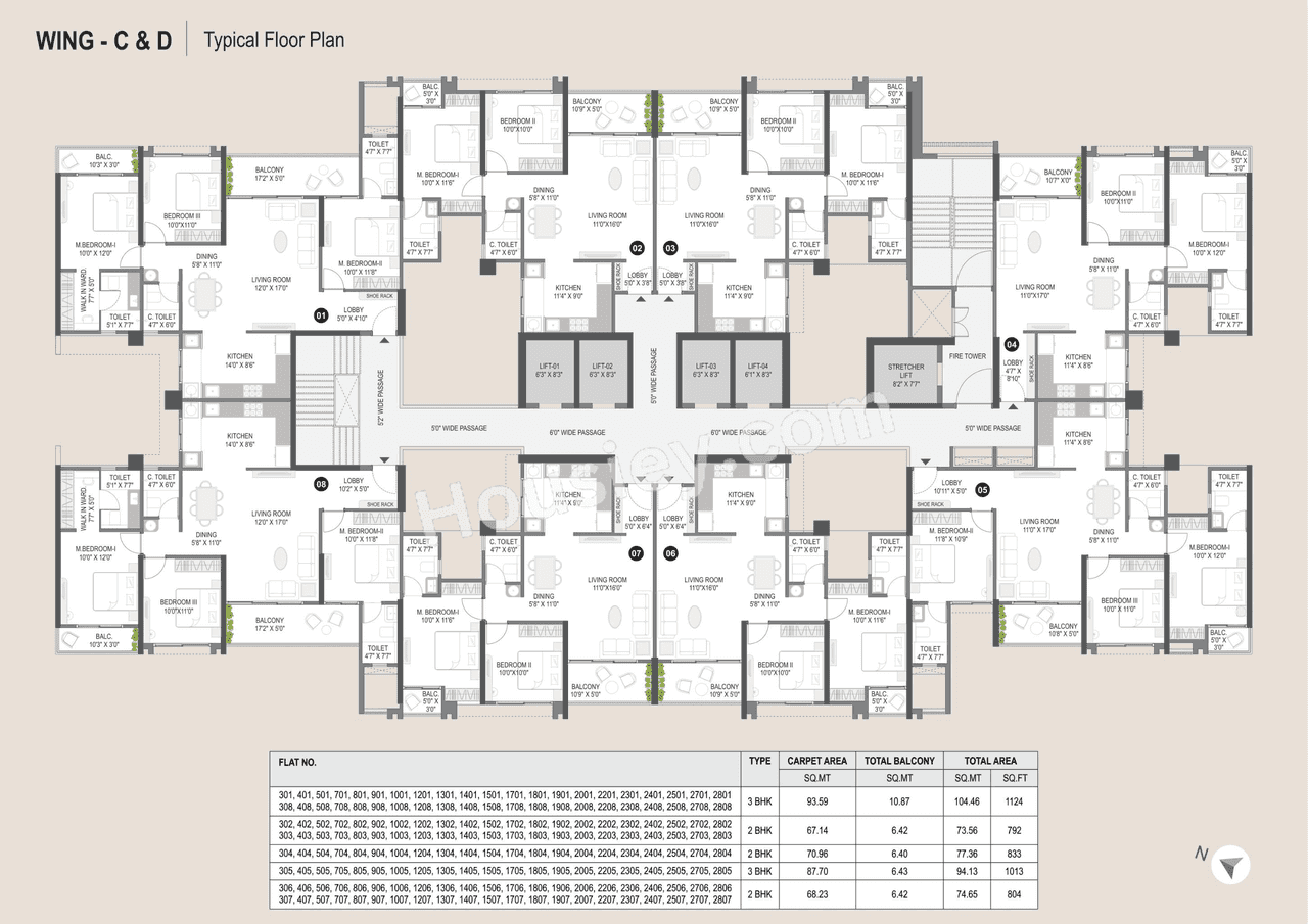Miracle Imperio Towers Floor Plan