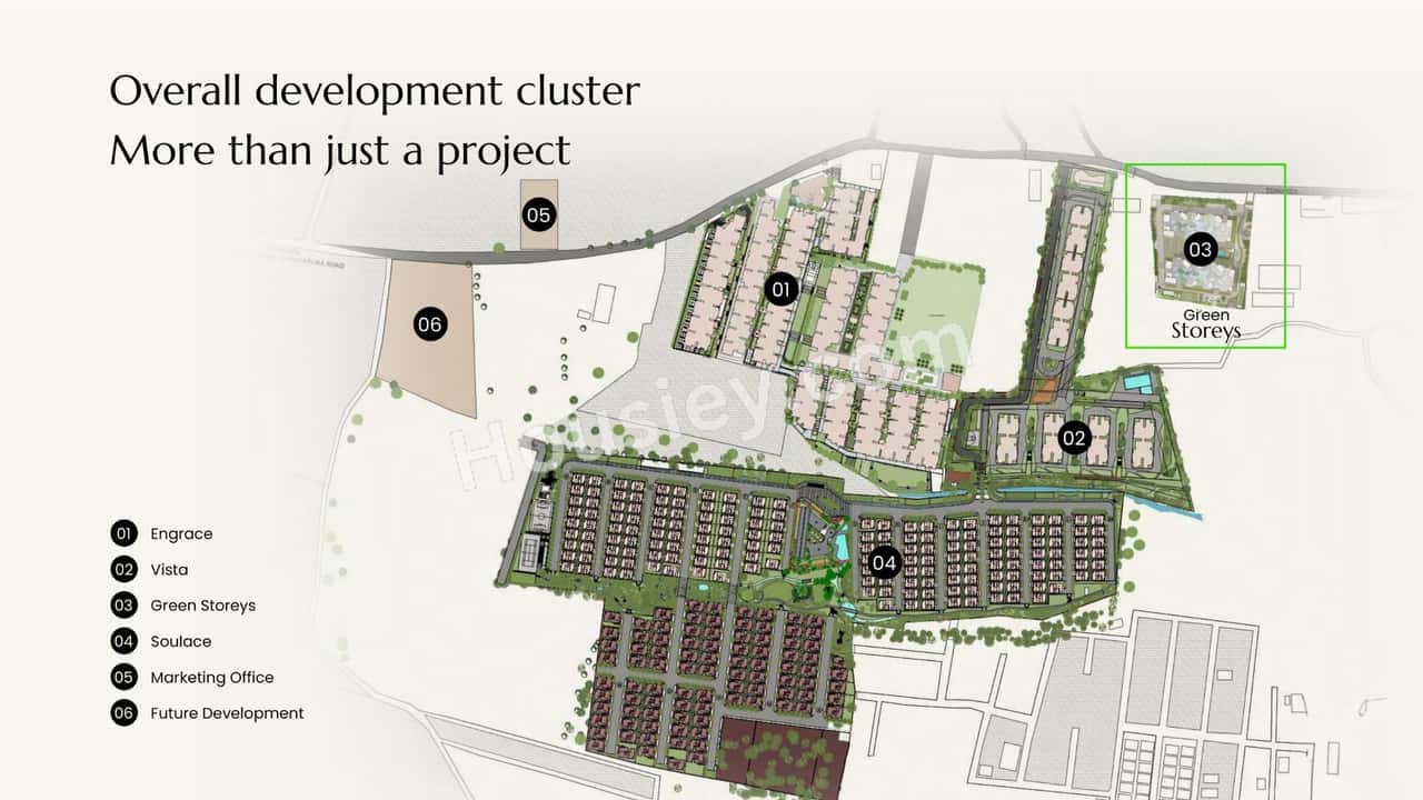 Modern Spaaces Green Storeys Floor plan 1