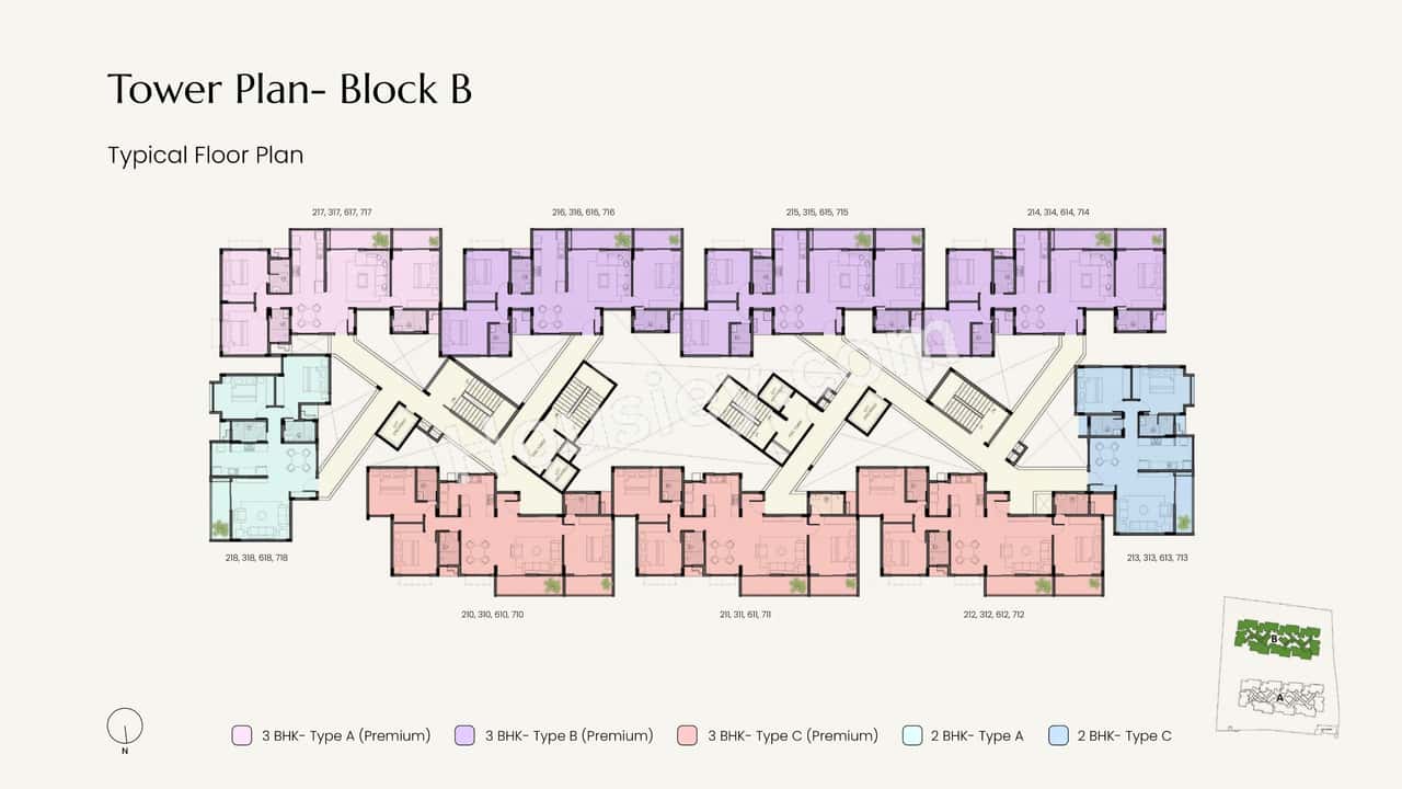 Modern Spaaces Green Storeys Floor plan 2