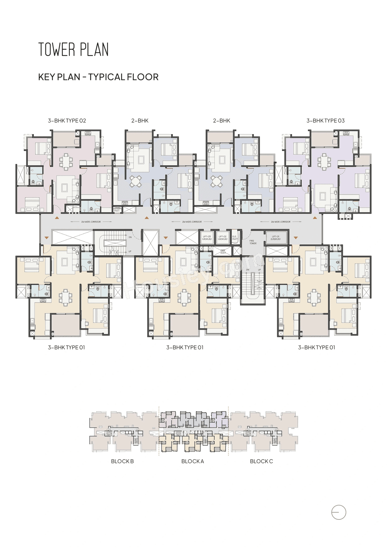Modern Spaaces Neon Floor Plan