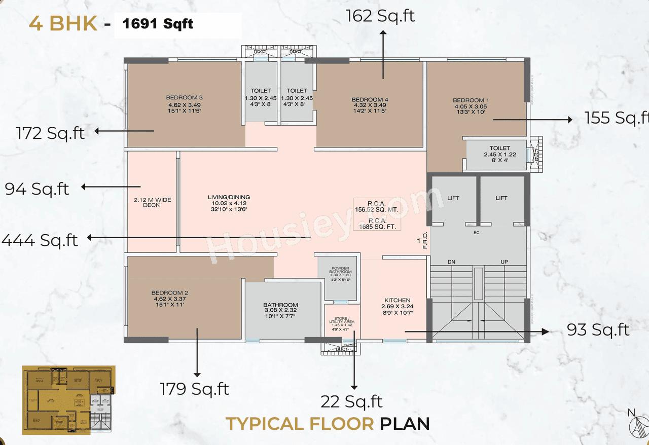 Modirealty Ashoka Floor plan 2