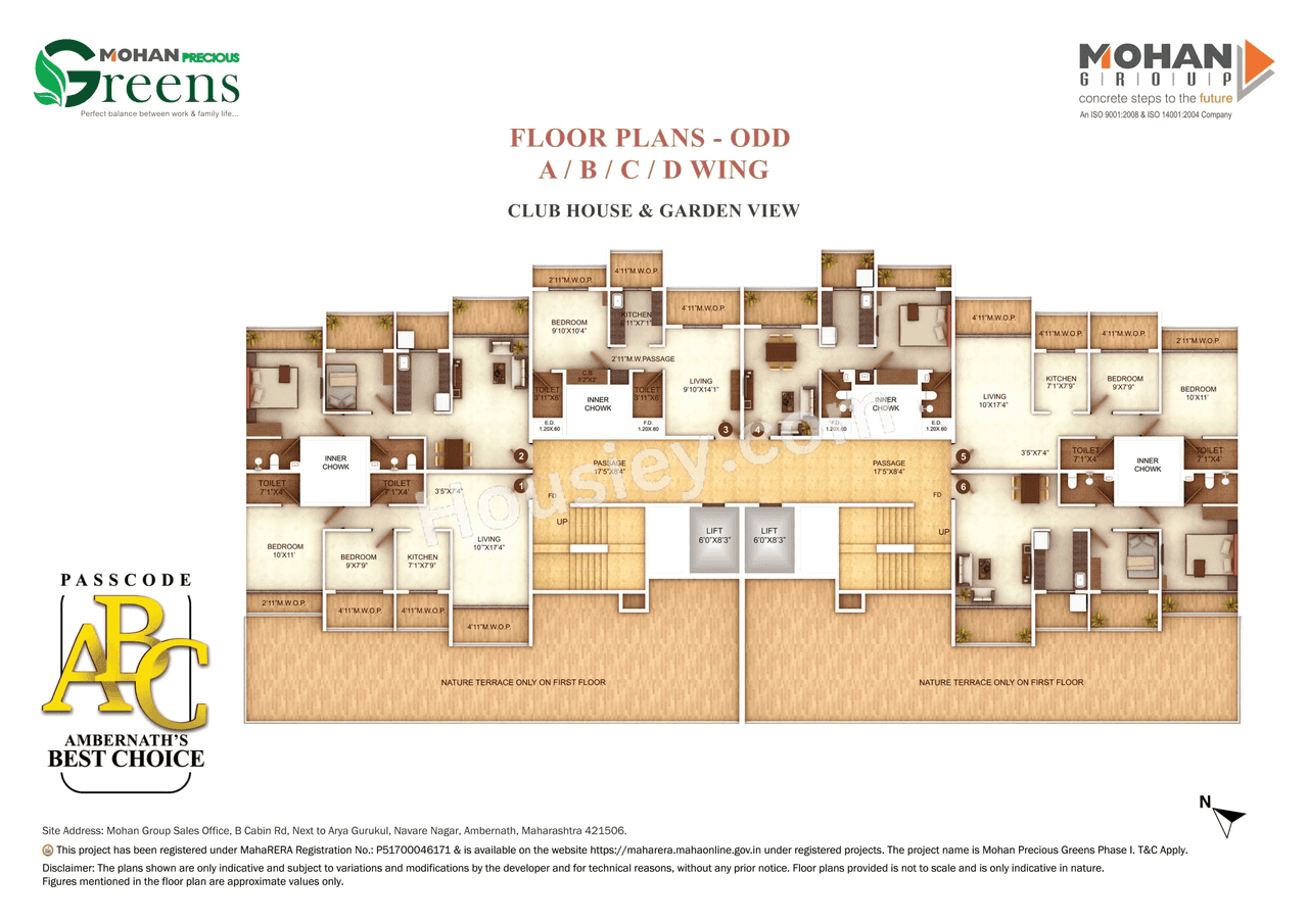 Mohan Precious Greens Floor plan 1