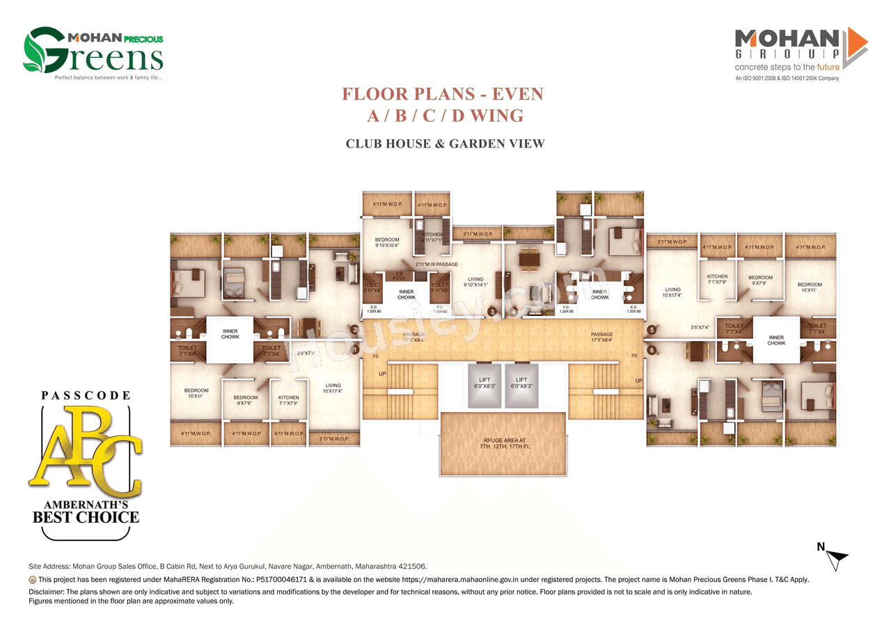Mohan Precious Greens Floor plan 2