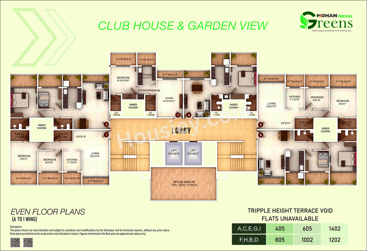 Mohan Precious Greens Floor plan 3