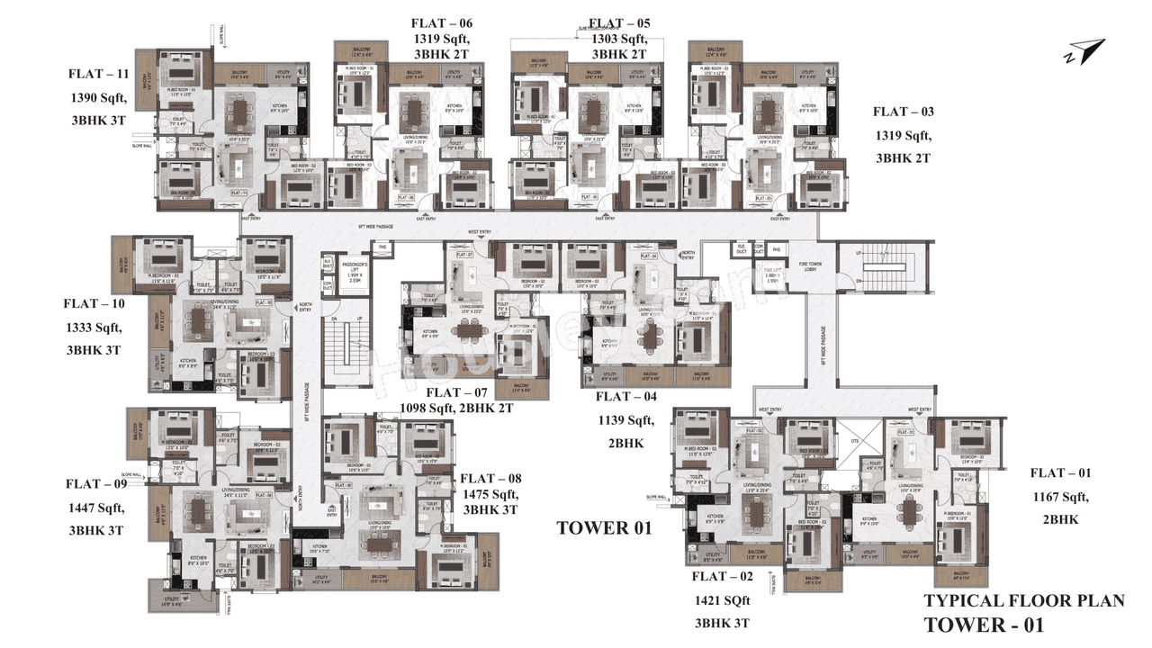 MSR Passion Square Floor plan 1