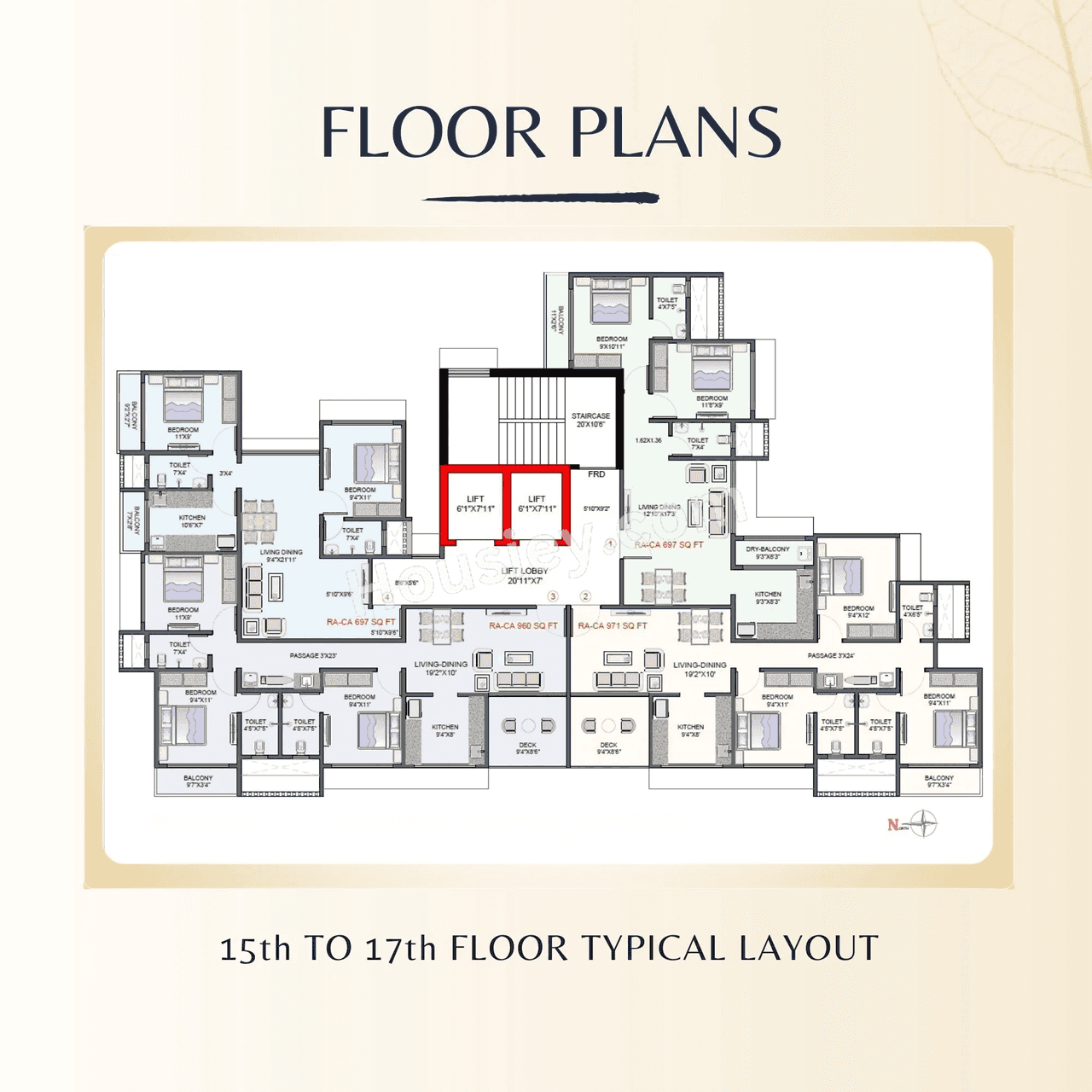 Multi Space Skylark Heights Floor plan 2