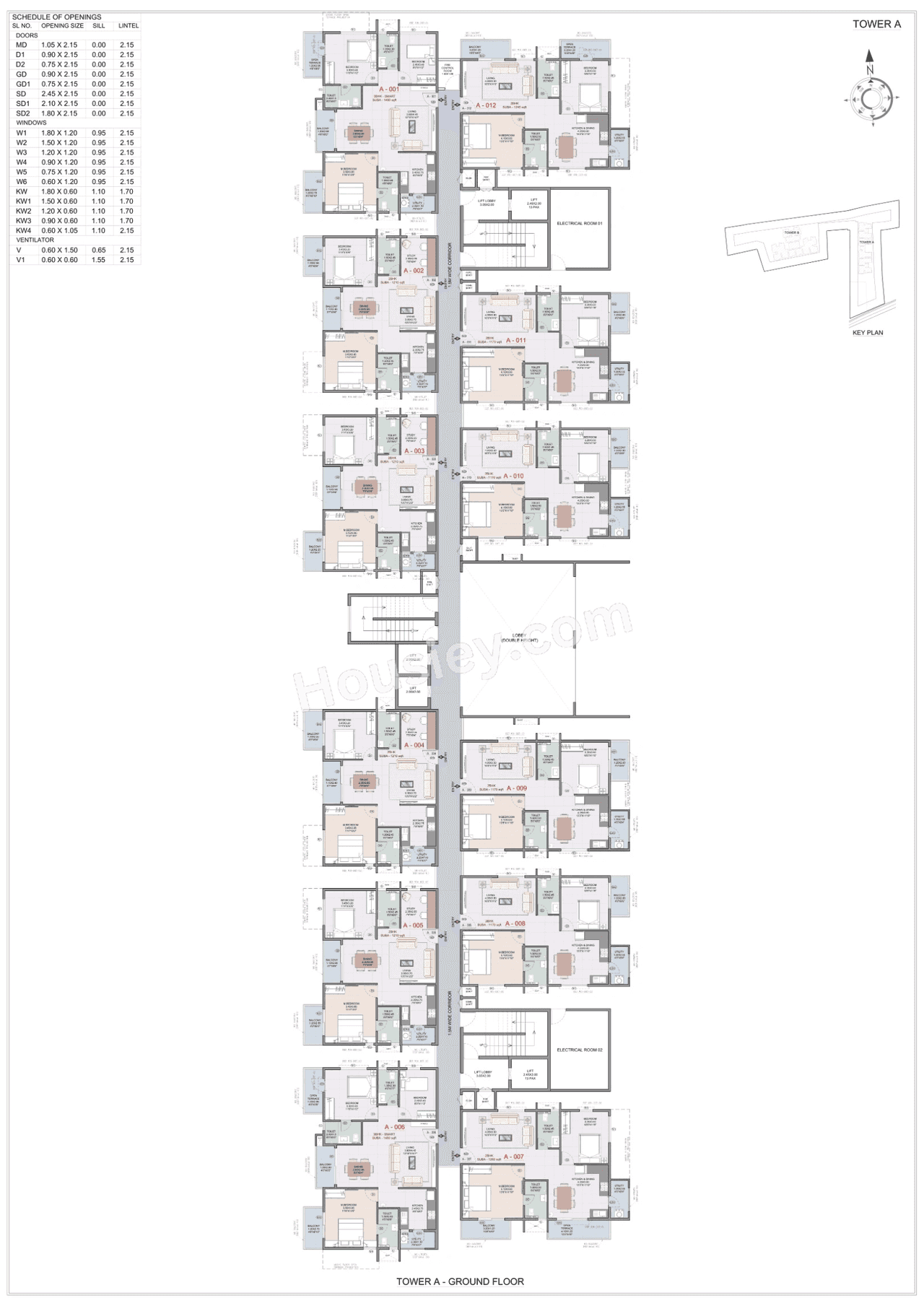 Myhna Orchid Floor plan 1