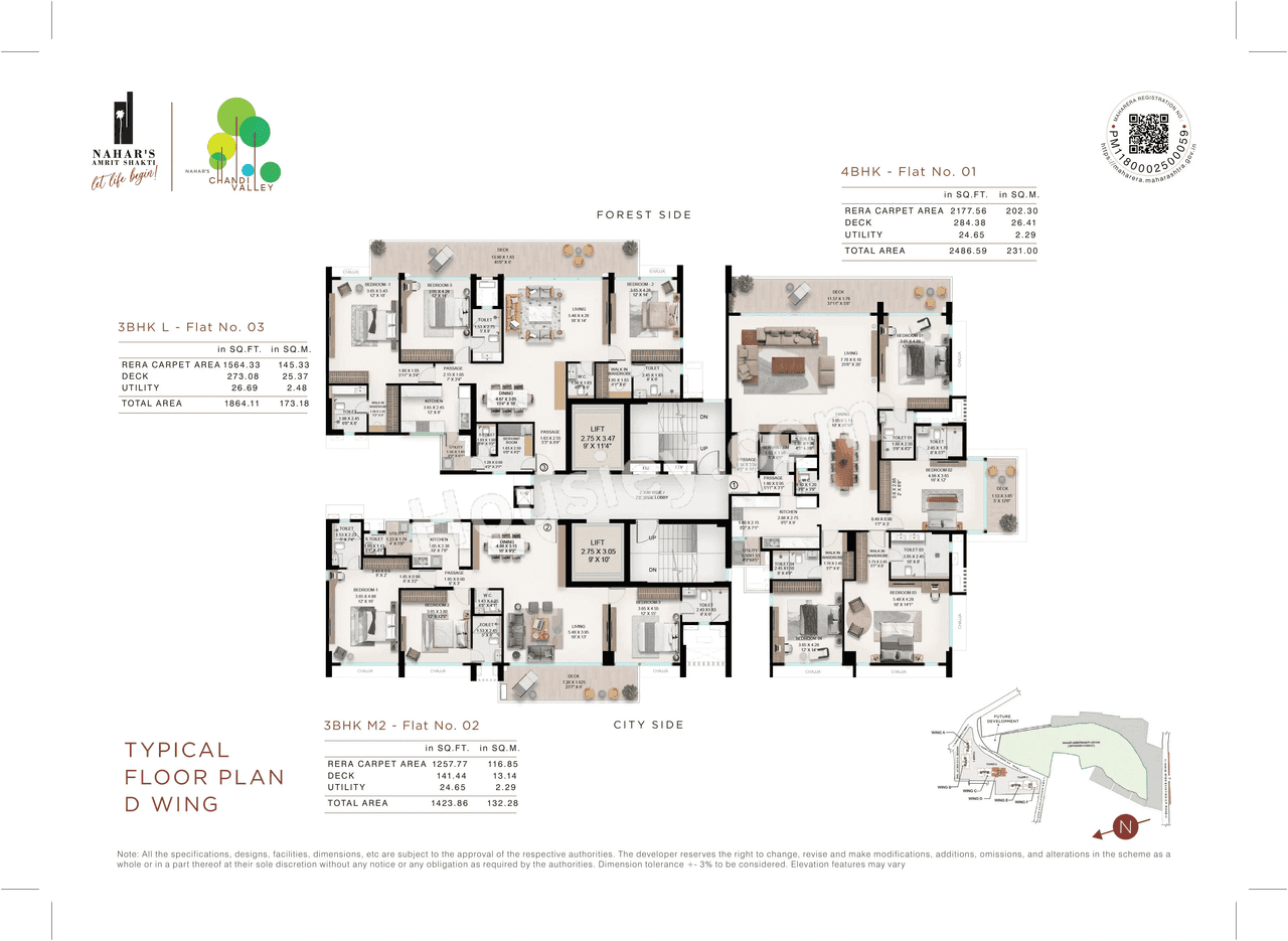 Nahar Chandi Valley Floor plan 4