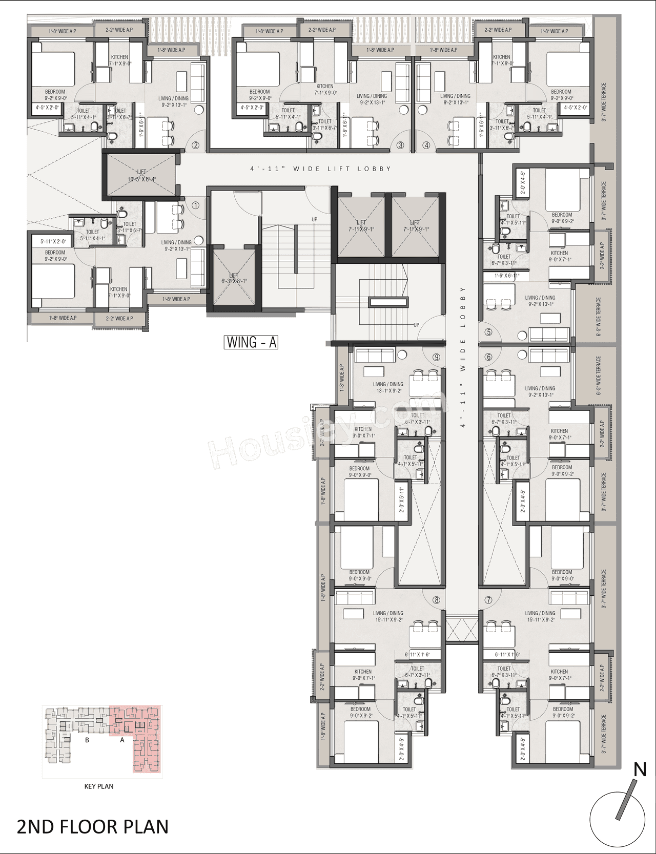 Nakshatra Aazstha Floor plan 3