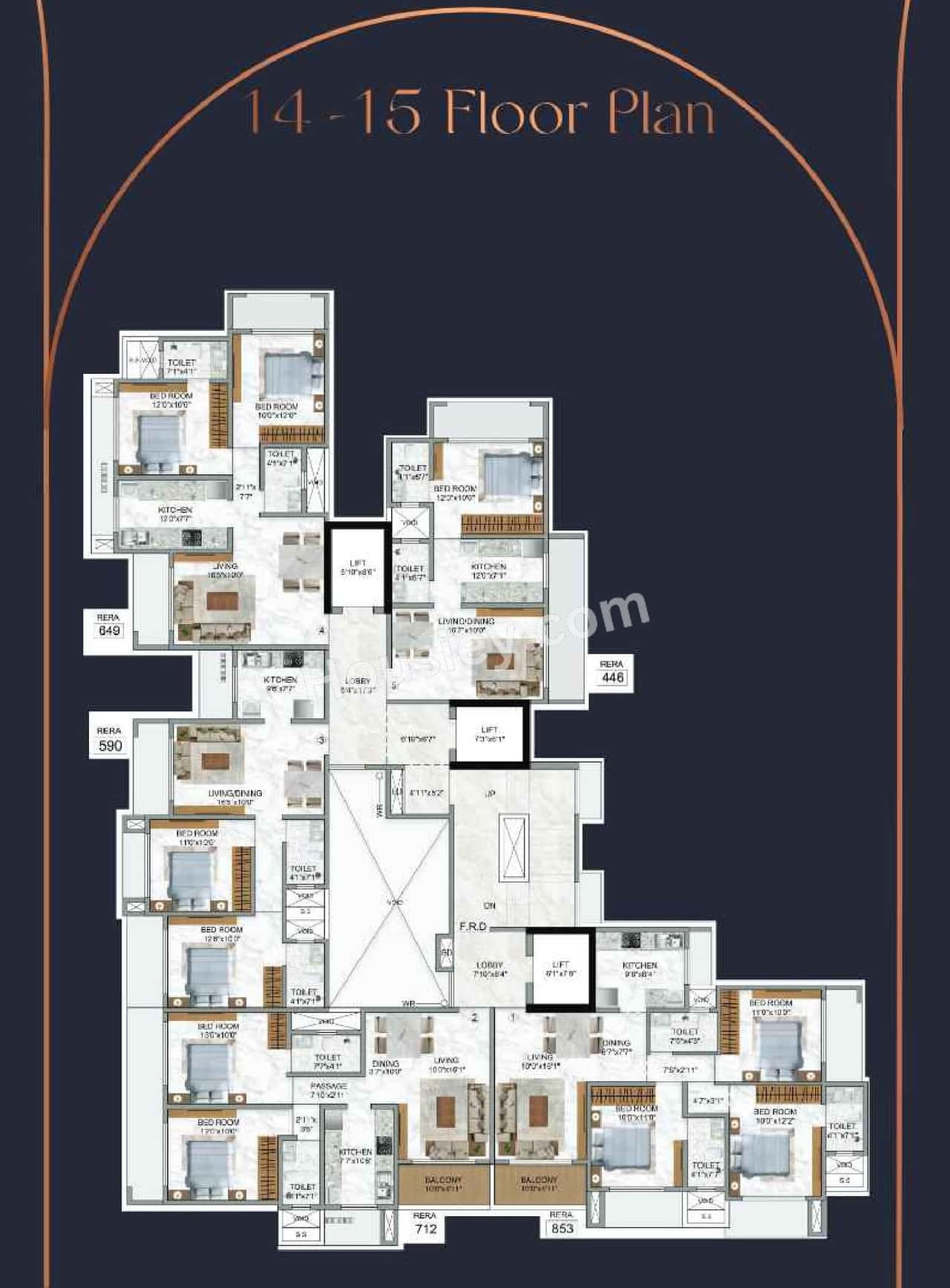 Namo Elysian Floor plan 2