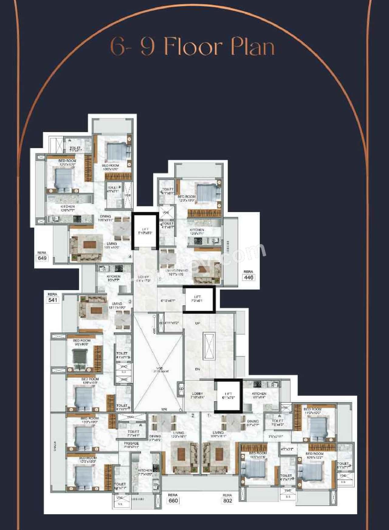 Namo Elysian Floor plan 3