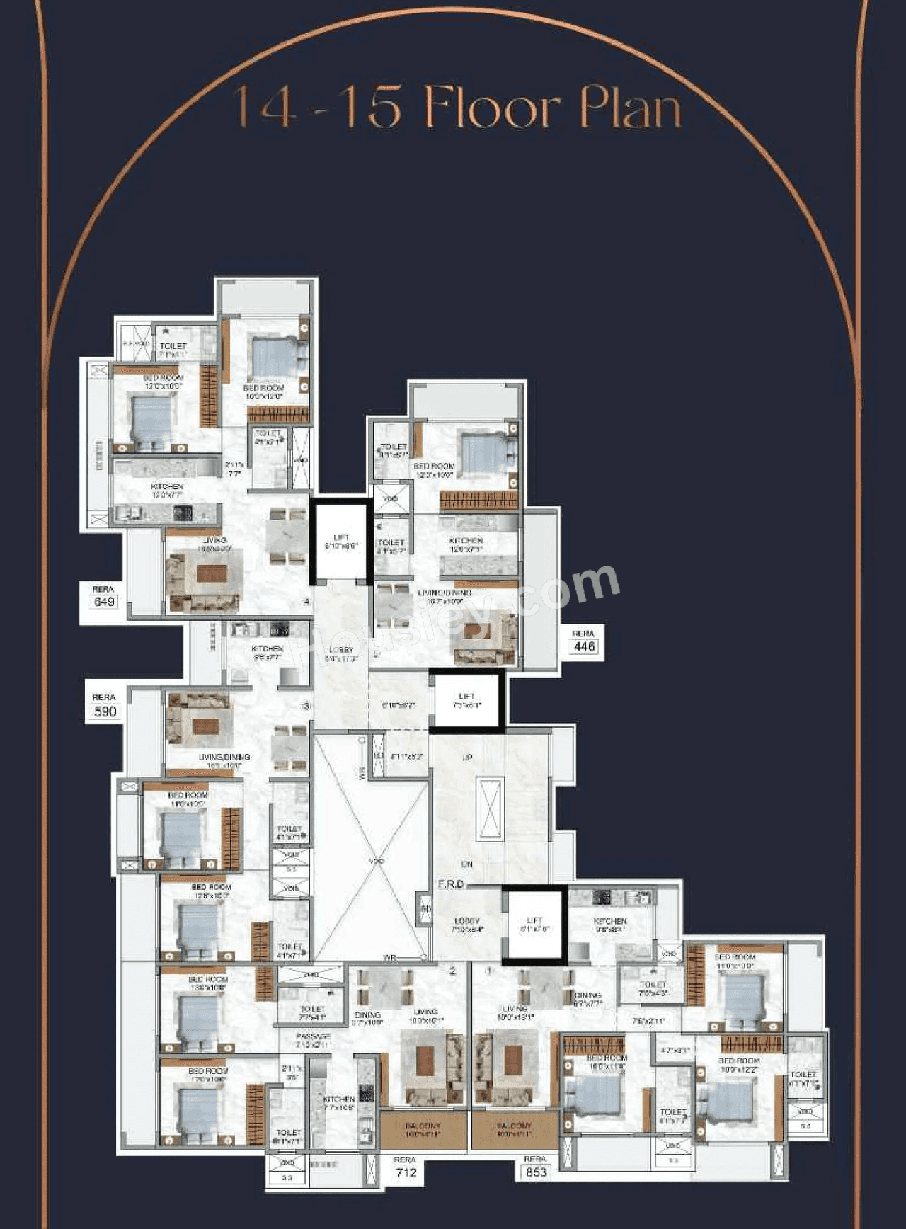 Namo Elysian Floor plan 1