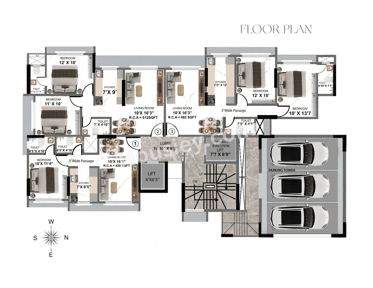 Namo Shenoy Apartment Master Plan