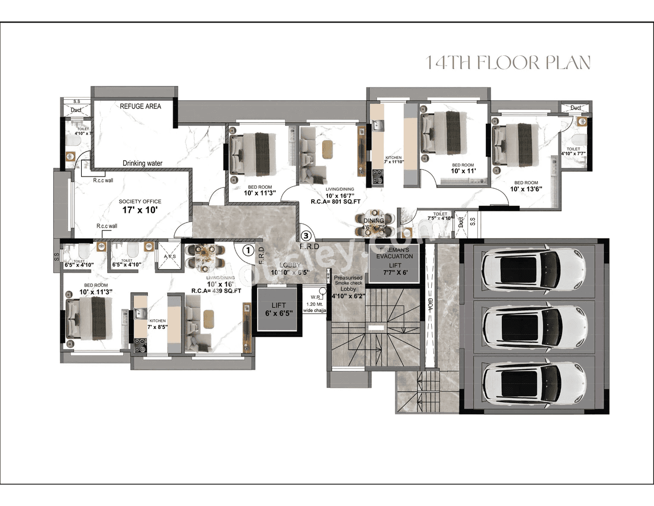 Namo Shenoy Apartment Floor plan 2