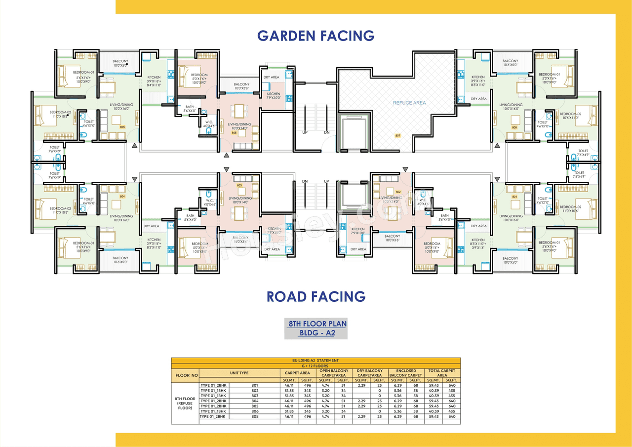 Namrata Happycity Varale Floor plan 4