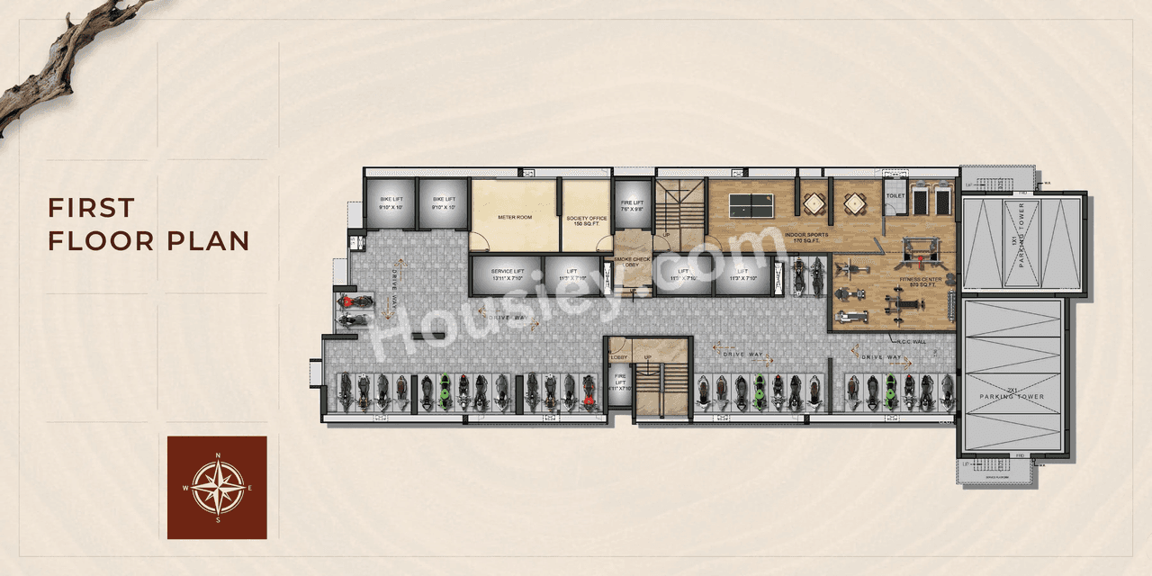 Nathani Royal Oak Residency Floor plan 1