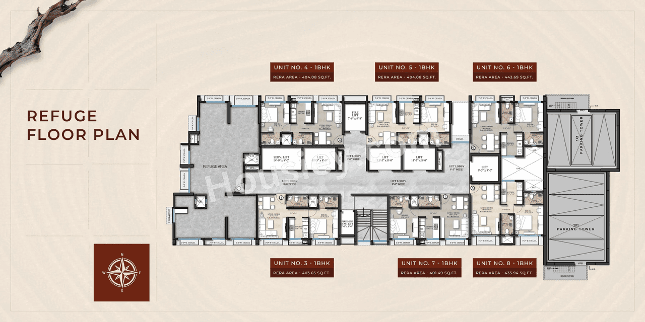 Nathani Royal Oak Residency Floor plan 2