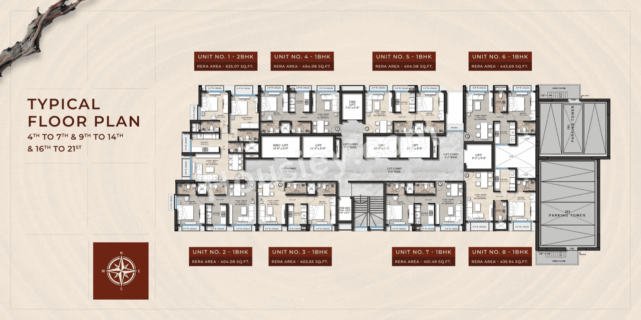 Nathani Royal Oak Residency Floor plan 4