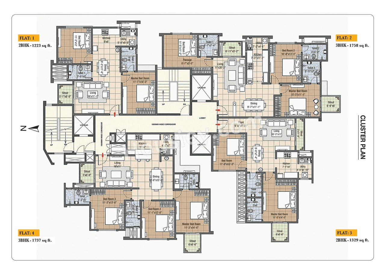 Navami Landmark Floor Plan