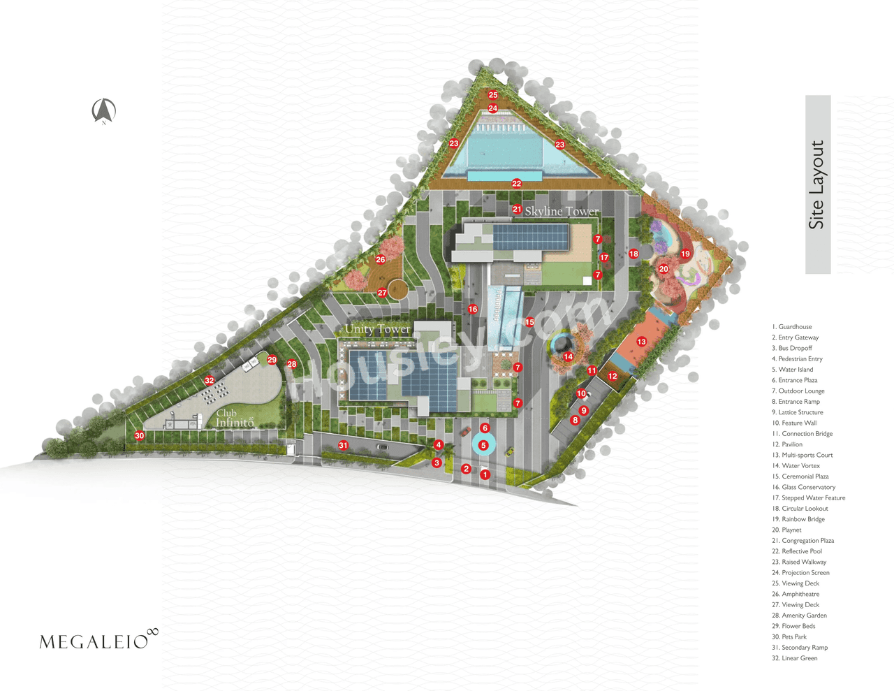 Navanaami Megaleio Floor Plan