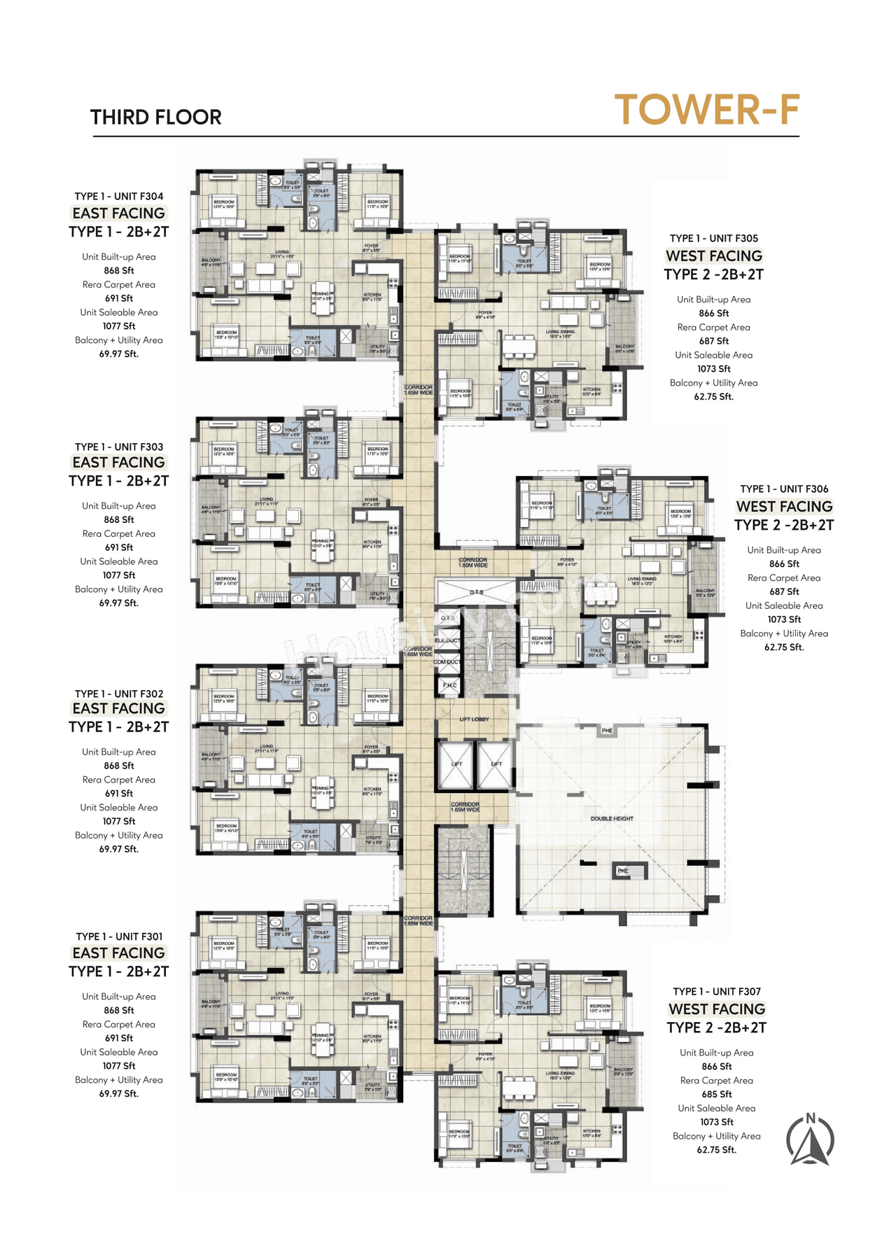 NCC Urban Signature Towers Floor plan 2