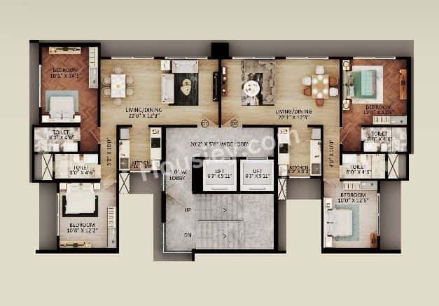 Nettheim Chirag Heights Floor plan 4