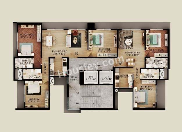 Nettheim Chirag Heights Floor plan 5