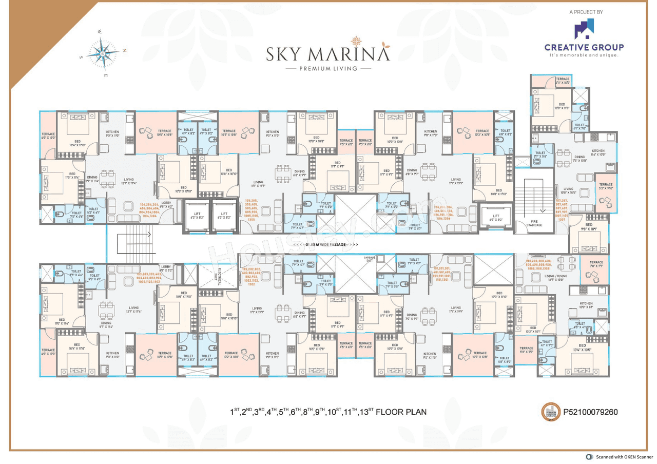 Nexus Sky Marina Floor plan 1