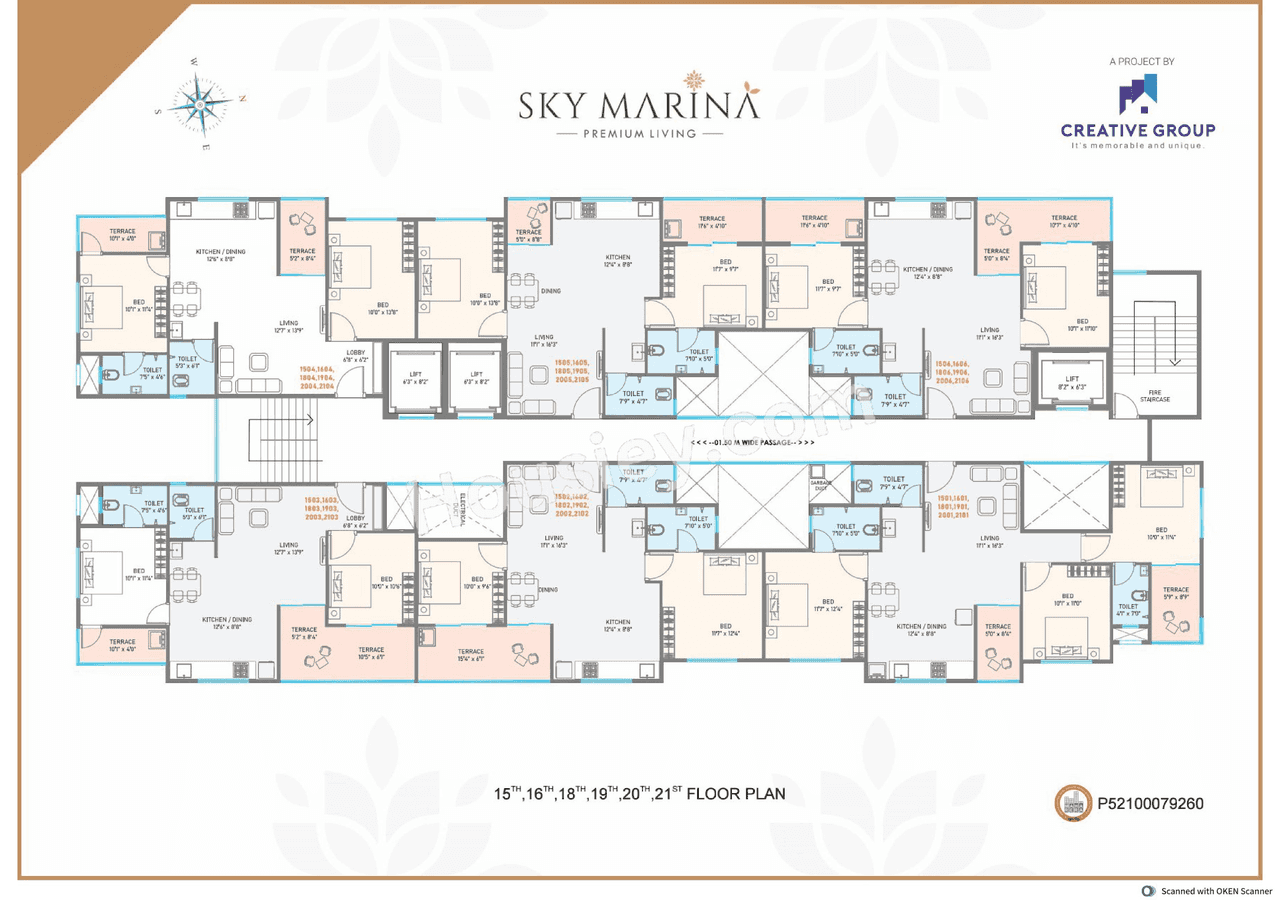 Nexus Sky Marina Floor plan 2