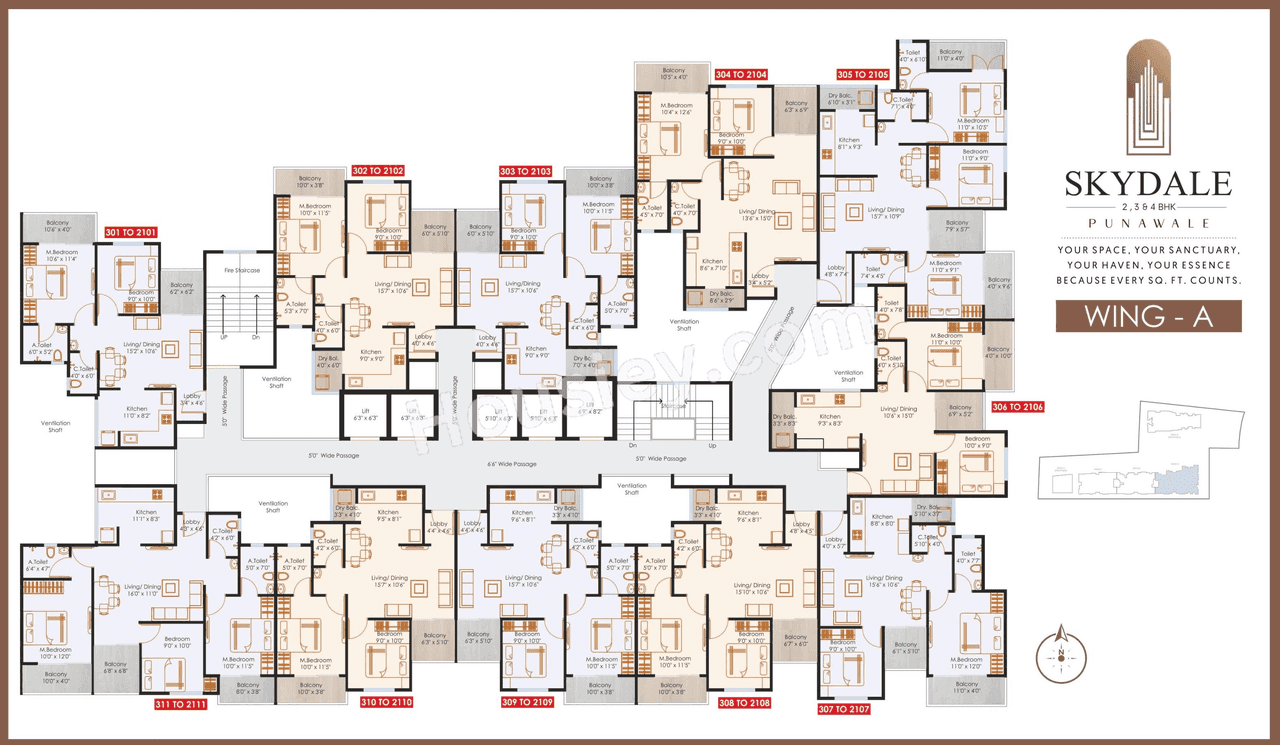 Nexus Skydale Floor plan 1