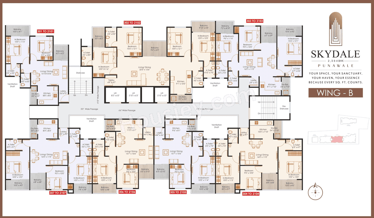 Nexus Skydale Floor plan 2