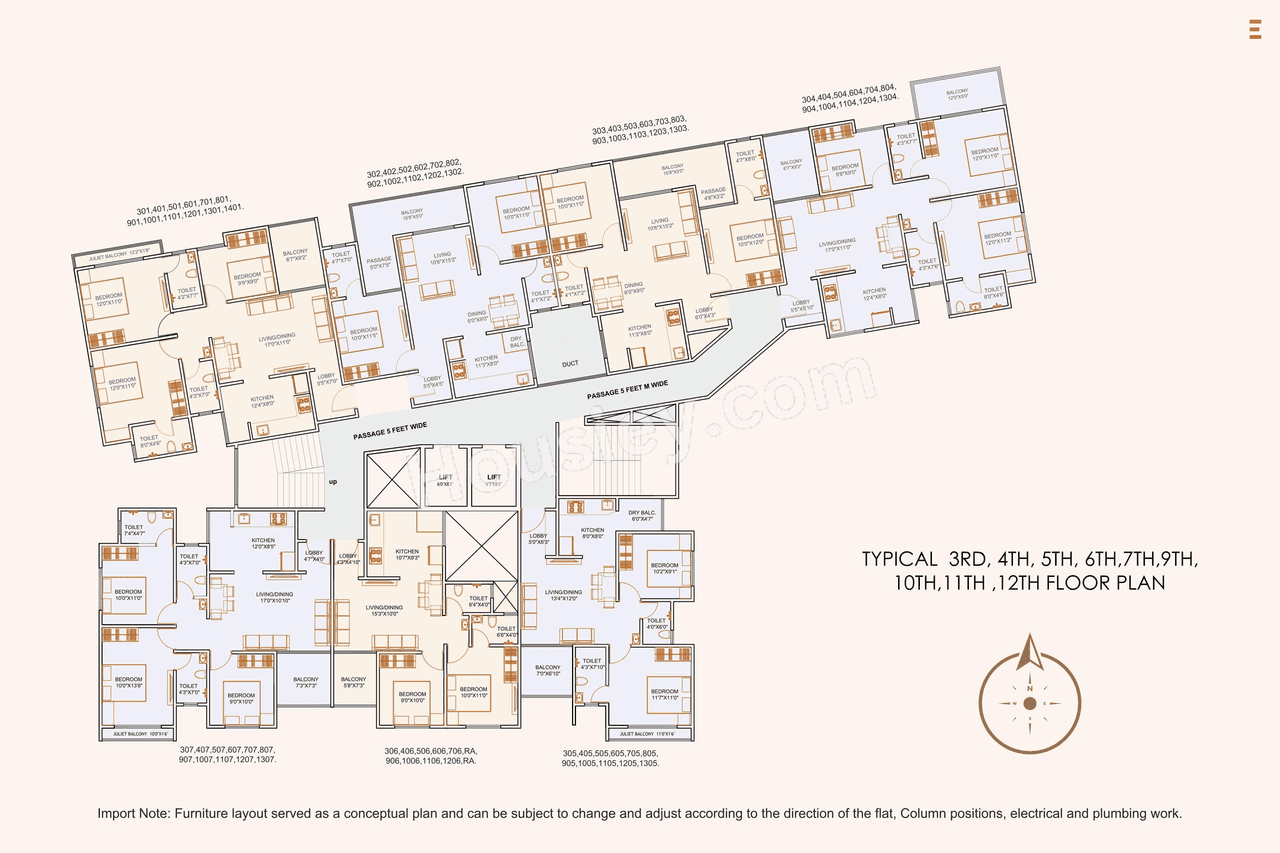 Nexus Westia Floor Plan