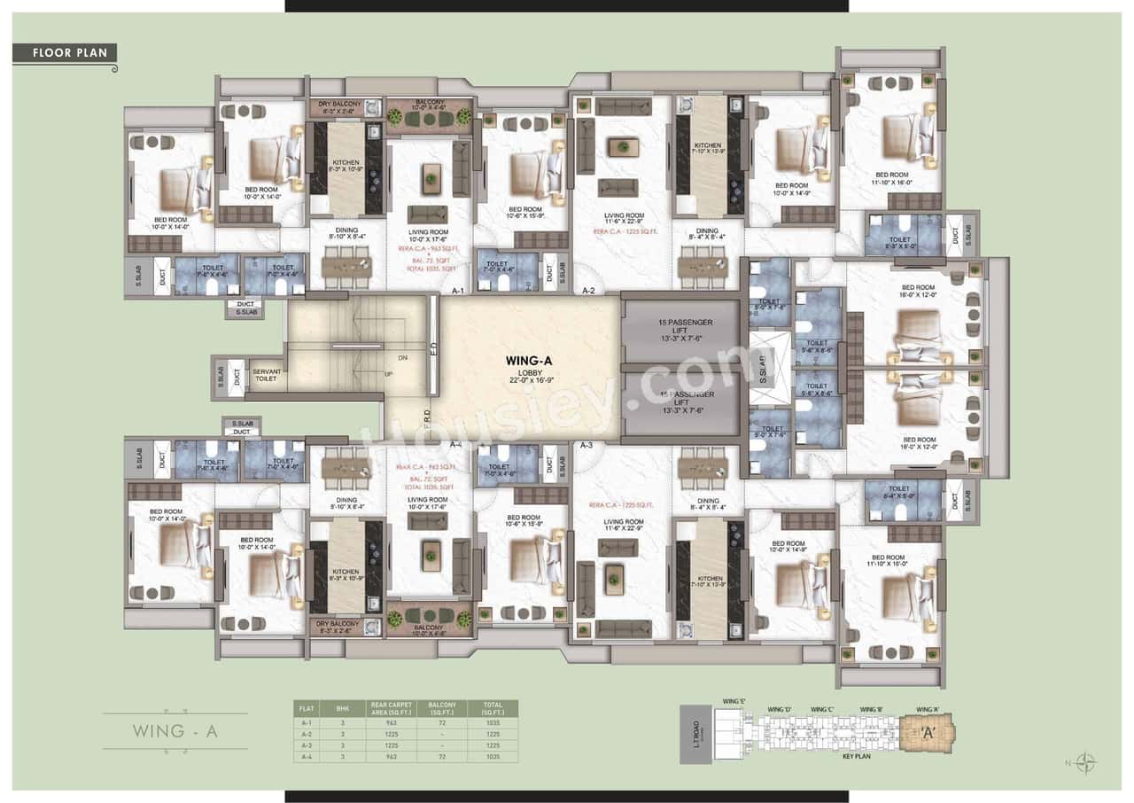 Nicco Vanashri Floor plan 1