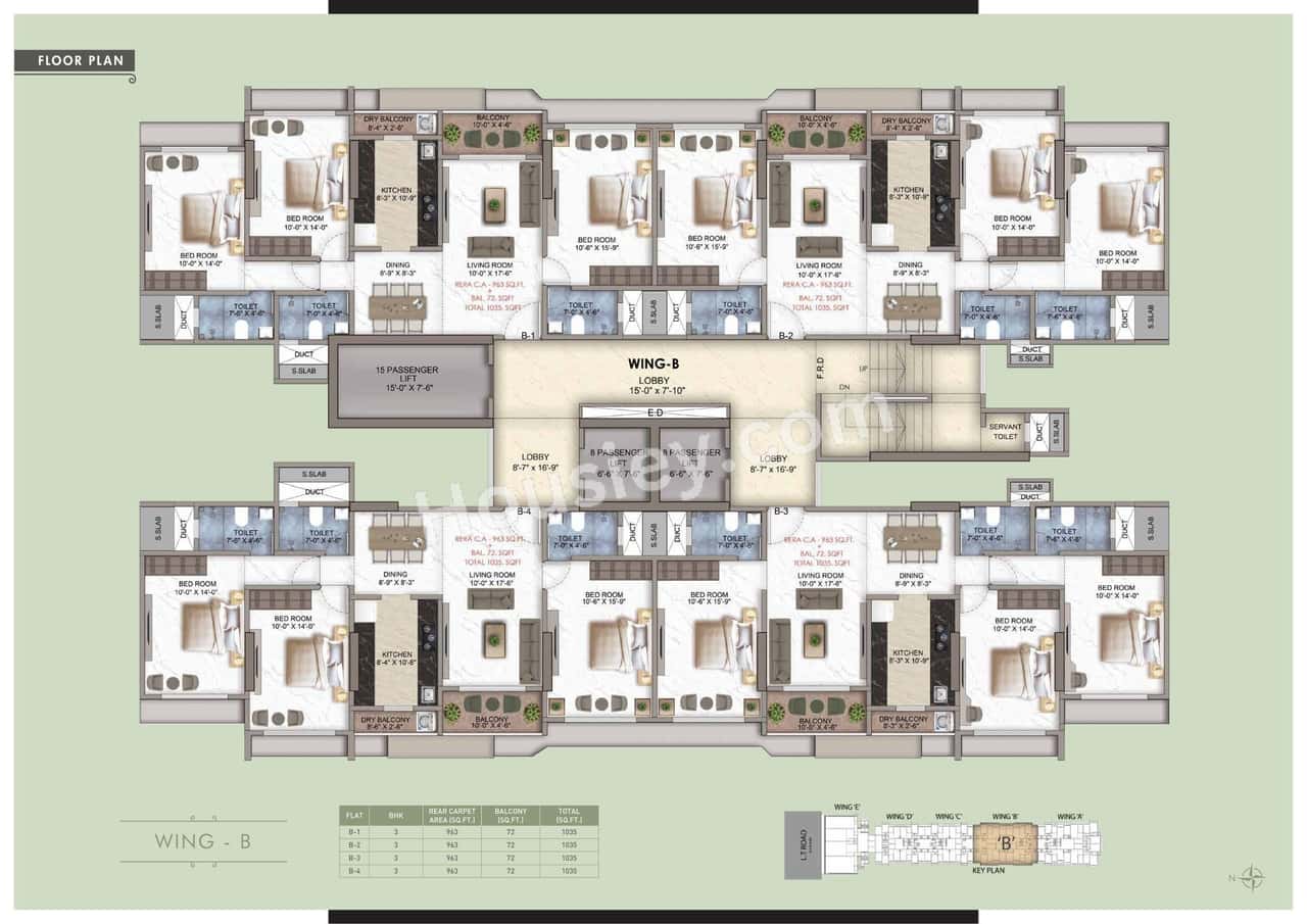 Nicco Vanashri Floor plan 3