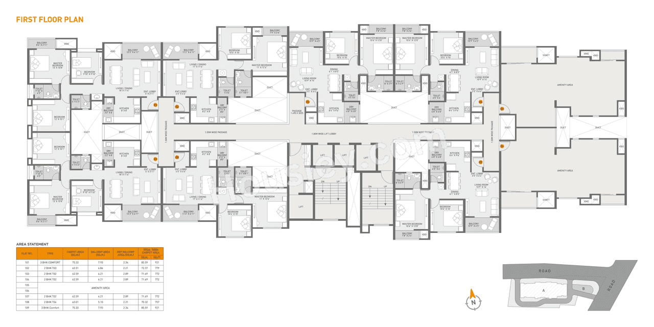 Nirman Serenopolis Floor plan 1