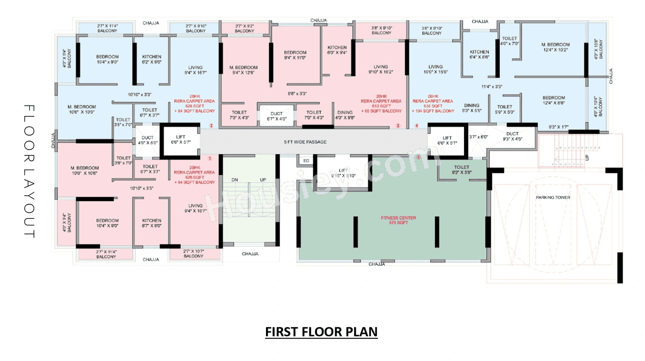 Nirvaana Coral Floor plan 1